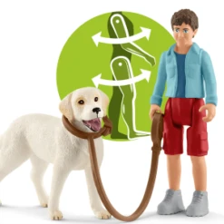 Schleich 42478 Wandelen Met Labrador FarmWorld 8 Schleich 42478 Wandelen Met Labrador FarmWorld -Speelgoed Speciaal Winkel schleich 42478 wandelen met labrador 1 1