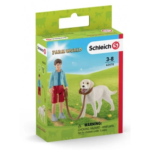 Schleich 42478 Wandelen Met Labrador FarmWorld 6 Schleich 42478 Wandelen Met Labrador FarmWorld - Afbeelding 4