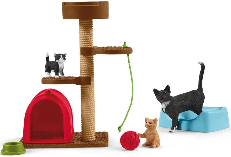 Schleich 42501 Speeltijd Voor Schattige Katten 4 Schleich 42501 Speeltijd Voor Schattige Katten - Afbeelding 2