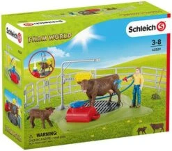 Schleich 42529 Vrolijke Koeienwasstraat Farmworld -Speelgoed Speciaal Winkel schleich 42529 koeienwasstraat 3