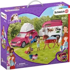 Schleich 42535 Avontuur Met Auto En Trailer HorseClub -Speelgoed Speciaal Winkel schleich 42535 avontuur met auto en trailer 8