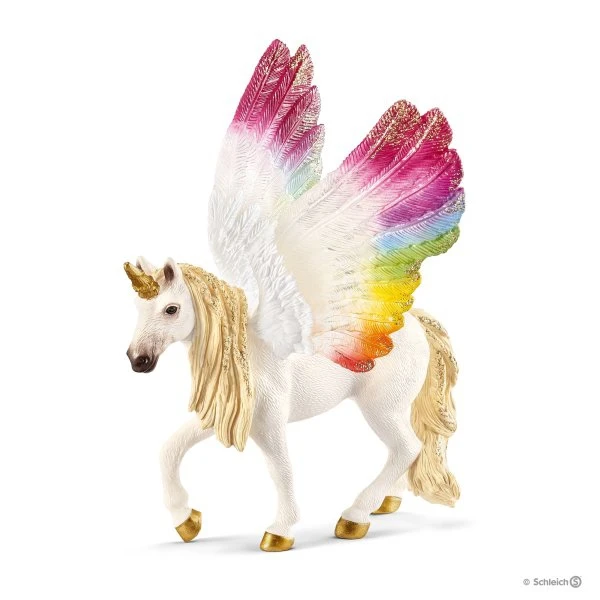 Schleich 70576 Gevleugelde Regenboogeenhoorn Bayala 4 Schleich 70576 Gevleugelde Regenboogeenhoorn Bayala - Afbeelding 2