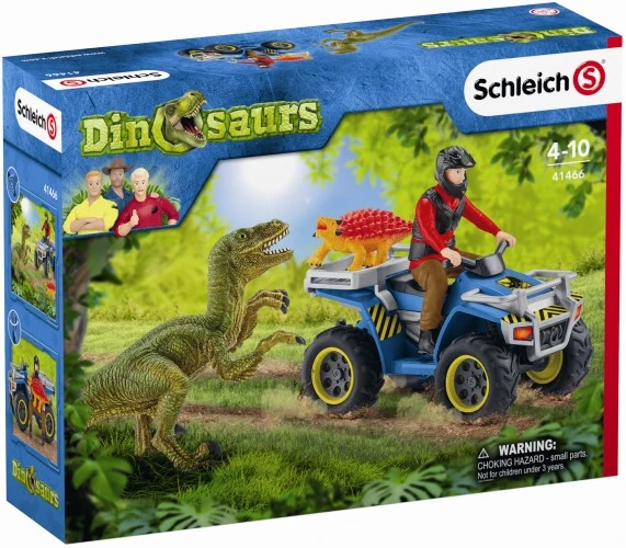 Schleich 41466 Vlucht Op De Quad Voor Velociraptor 3 Schleich 41466 Vlucht Op De Quad Voor Velociraptor