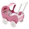 Houten Poppenwagen De Luxe Pink Incl. Dekbed / Slaapzak -Speelgoed Speciaal Winkel sd 14 4