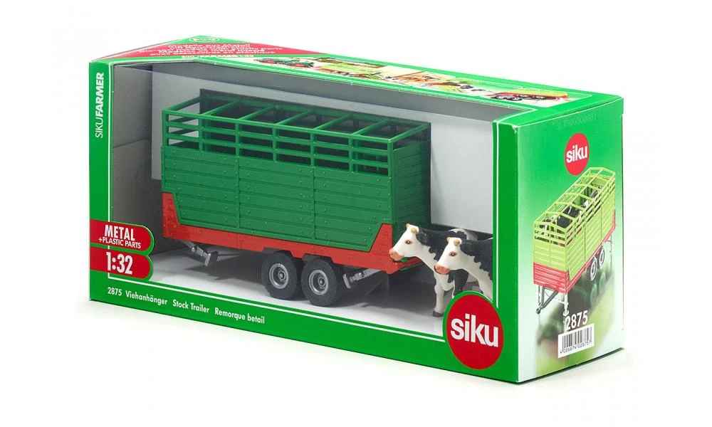 Siku 2875 Veewagen Incl-2-koeien 5 Siku 2875 Veewagen Incl-2-koeien - Afbeelding 3