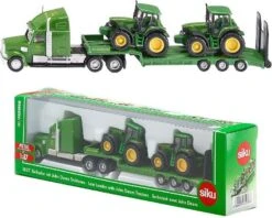 Siku 1837 Dieplader+John-Deere Tractoren -Speelgoed Speciaal Winkel siku 1837 dieplader met john deere tractoren