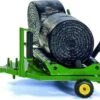 Siku 2266 Ronde Hooibalen Wikkelaar John-Deere -Speelgoed Speciaal Winkel siku 2266 john dere ronde balen wikkelaar incl 2 balen speelactief.nl
