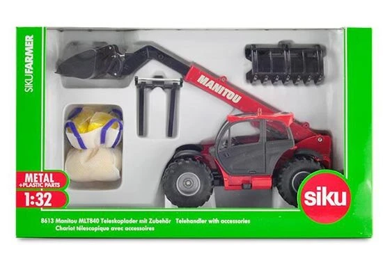 Siku 8613 Manitou MLT840 Telescooplader Verreiker 4 Siku 8613 Manitou MLT840 Telescooplader Verreiker - Afbeelding 2