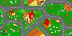 Speelkleed Boerderij Speeltapijt 140×200 Cm Speelmat 7 Speelkleed Boerderij Speeltapijt 140×200 Cm Speelmat -Speelgoed Speciaal Winkel speelkleed speelmat boerderij speeltapijt speelactief.nl 3