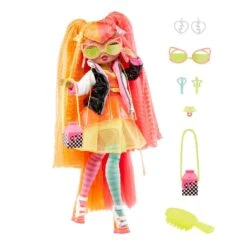 LOL Surprise 707 OMG Fierce Doll Neonlicious Pop -Speelgoed Speciaal Winkel tiener pop LOL surprise 707 OMG Neonlicious 3