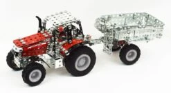 Tronico Micro Massey Ferguson MF 7600 Met Aanhanger – 1 : 64 -Speelgoed Speciaal Winkel tractor mf7600 tronico micro 9540 1 1