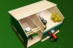 Kidsglobe Tractorwerkplaats Met Berging Schaal 1 : 32 -Speelgoed Speciaal Winkel werkplaats met berging kidsglobe 610410 1
