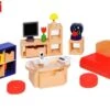 Meubelset Woonkamer II -Speelgoed Speciaal Winkel woonkamer poppenhuis goki 51749